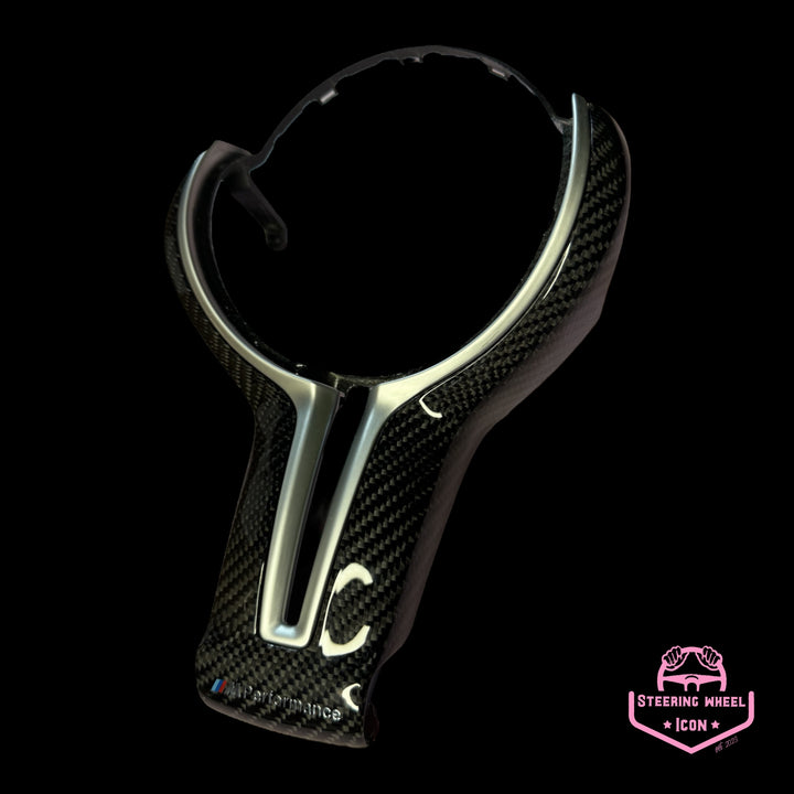 BMW MPerformance Lenkradspange Carbon/Silber