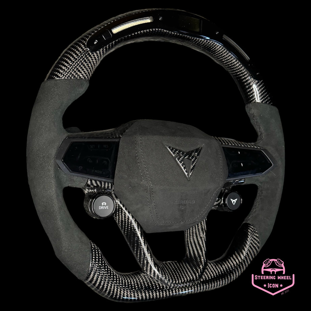Cupra Born (K11) Carbon/Alcantara LED-Komplett-Lenkrad