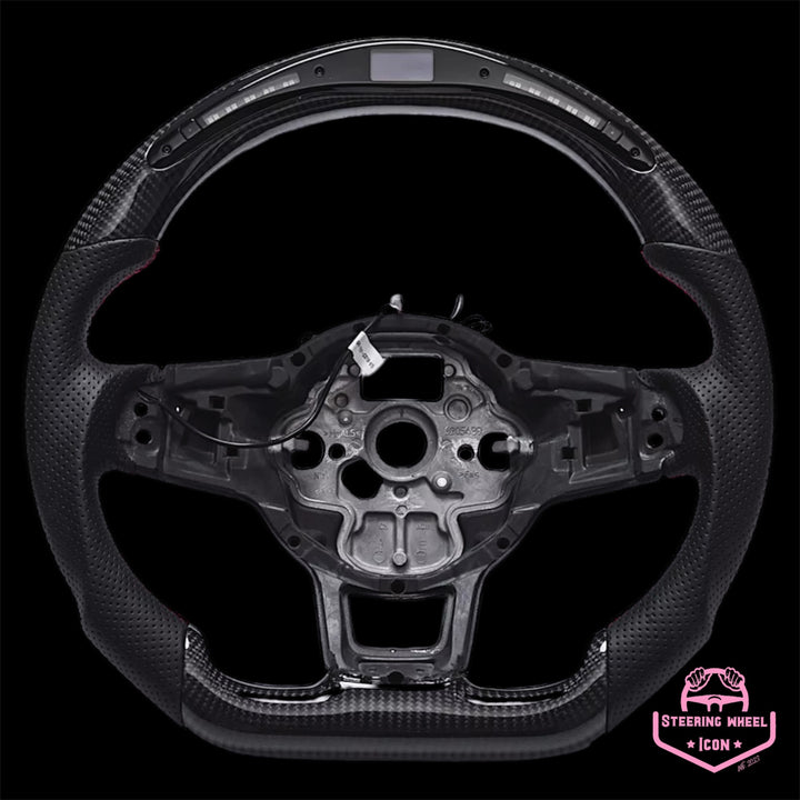 VW MK7/7.5 Perf. Leder/Carbon Lenkrad mit LED-Display