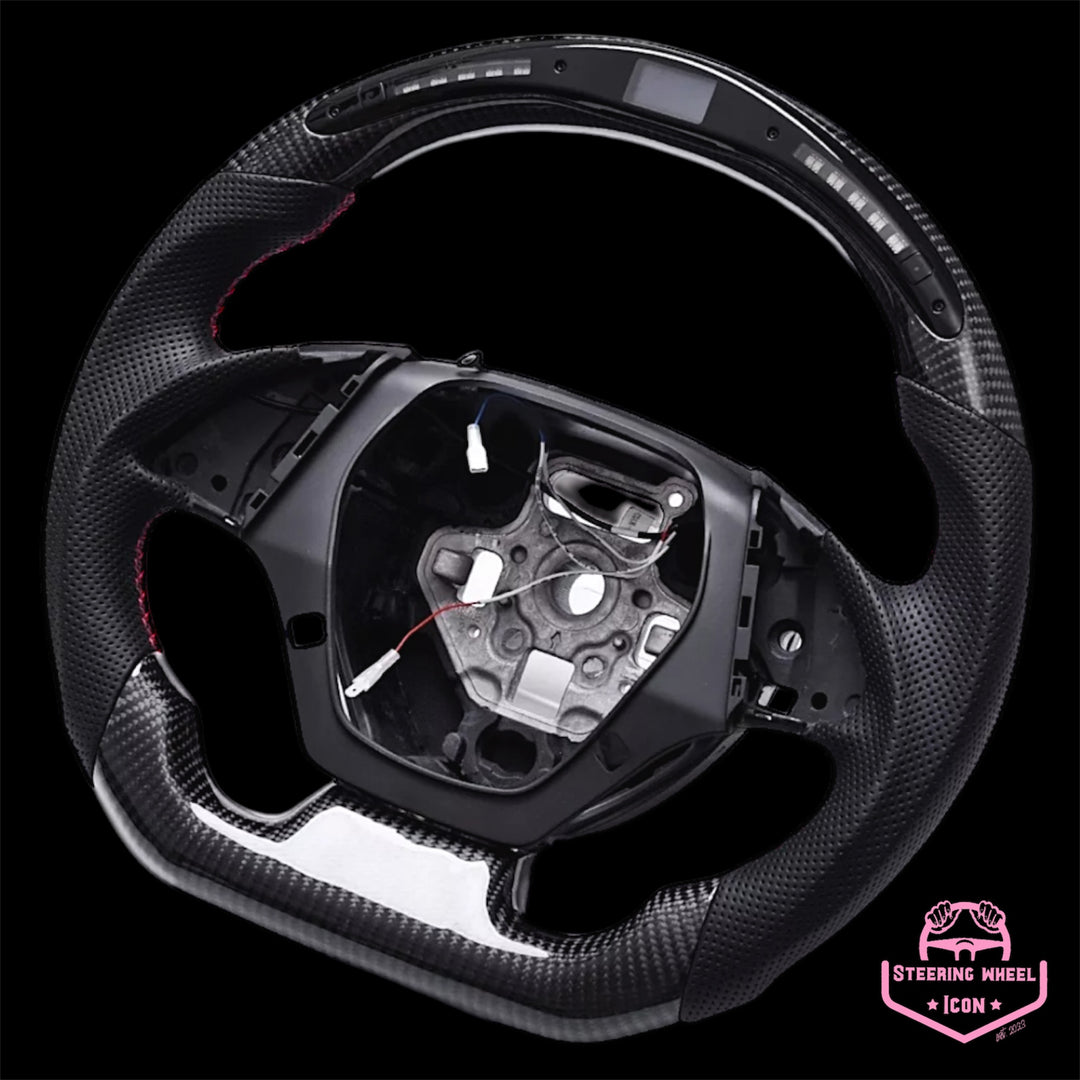 CHEVROLET 6th Gen Perf. Leder/Carbon Lenkrad mit LED-Display