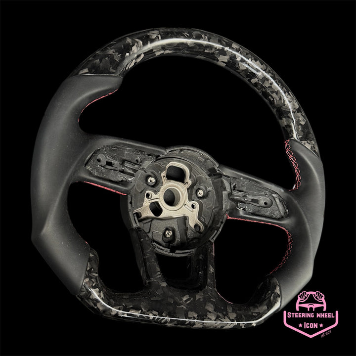 AUDI B9 Stil Leder/Forged Carbon Lenkrad