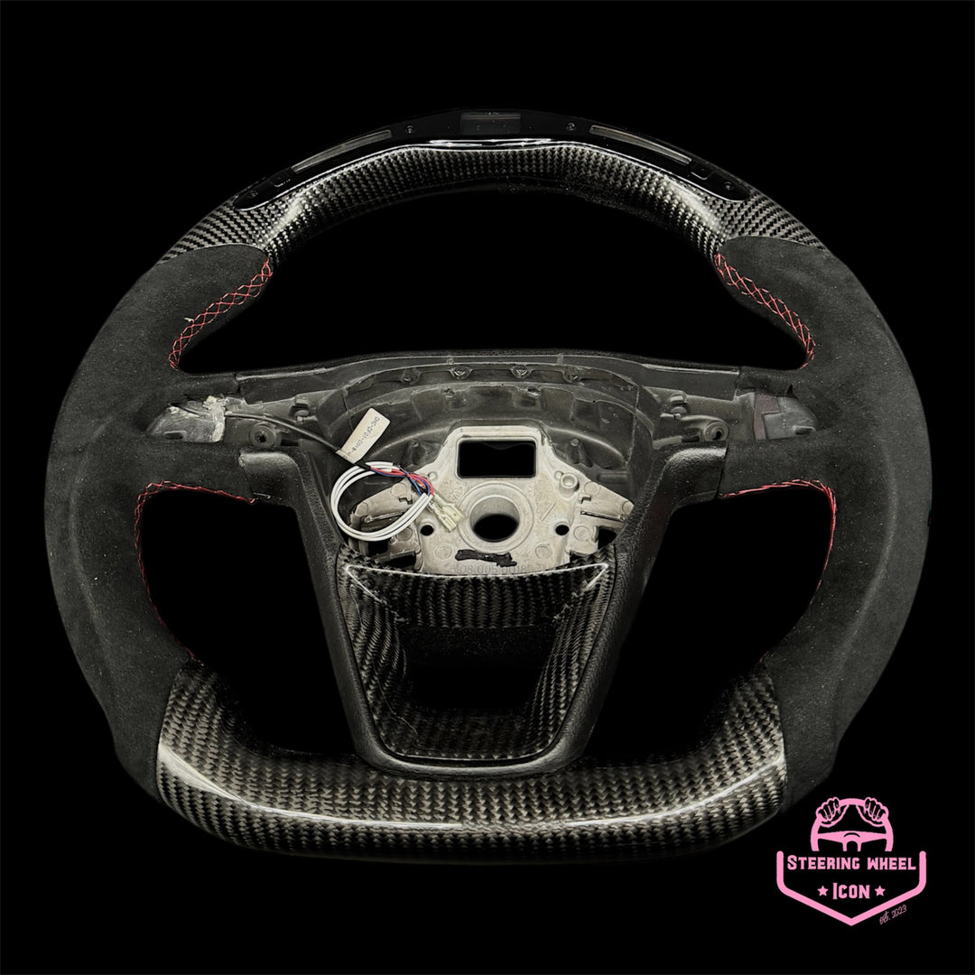 Seat Leon / Cupra Carbon/Alcantara Lenkrad mit LED-Anzeige