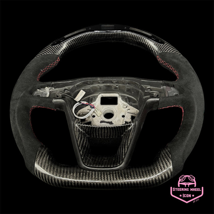 Seat Leon / Cupra Carbon/Alcantara Lenkrad mit LED-Anzeige