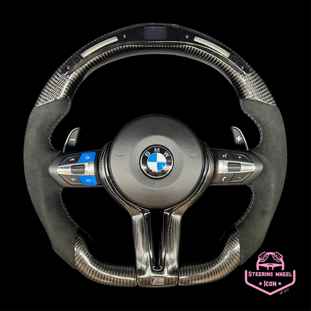 BMW F-Mod. Lenkrad Alcantara®/Carbon mit LED-Display