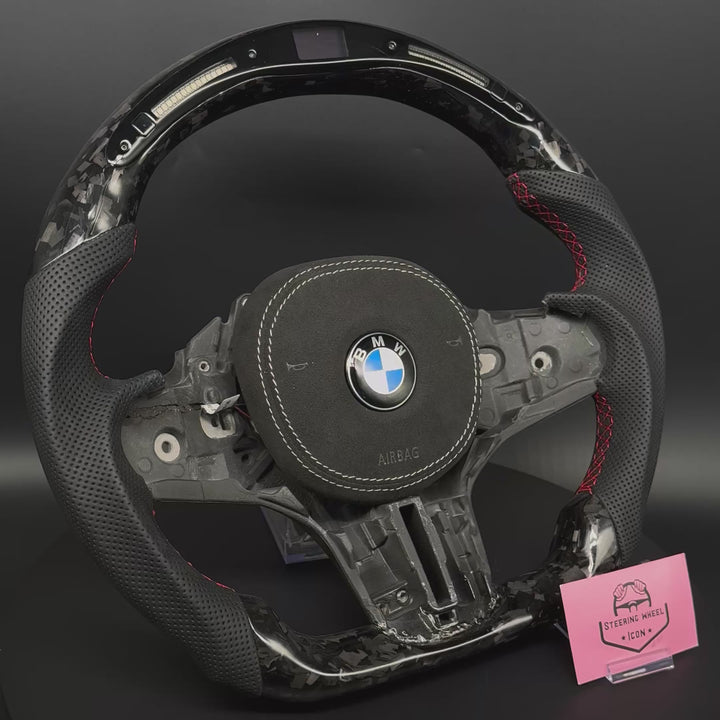 BMW G-Serie Forged Carbon/Leder LED-Lenkrad